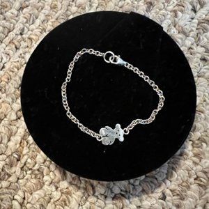 TOUS Teddy Bear baby bracelet (silver)